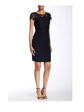 NWT T Tahari Black “Carly Dress” Size 4